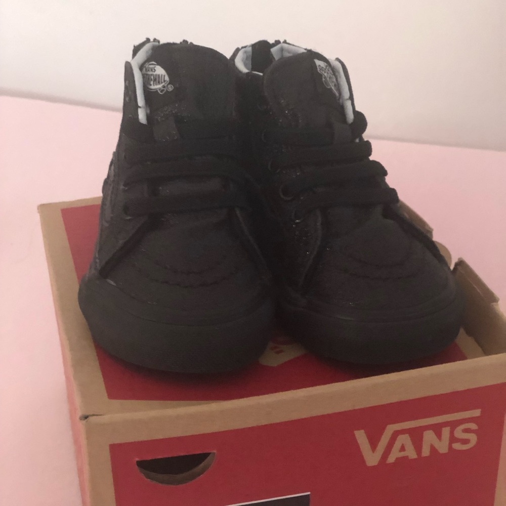 Kids Black Vans